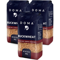 Doma Buckwheat Groats 5.28Lb (3X1.76Lb) - Gluten-Free, Whole Grain Superfood For Side Dishes, Porridge, Kasha, Non-Gmo, Premium Quality Grains