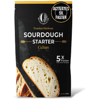 Better Bread Premium Heirloom Sourdough Starter Culture So Blessed Heirloom Style Freeze Dried Starter Culture For Baking Sourdough Bread | Perfect For Pancakes, Biscuits, Pretzels, & More | Non-Gmo Prebiotic Artisan Bread | Made With Organic Ingredients | Ready 5 Times Faster