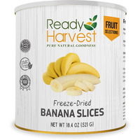 Ready Harvest Freeze Dried Bananas Freeze Dried Fruit Freeze Dried Food Gluten Free Snacks, Fruit Snacks, Canned Food, Bug Out Bag, Camping Essentials, Veggie Snacks #10 Can, 25-Year Shelf Life 521G