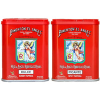 Spanish Smoked Paprika. Hot & Sweet. Set Of 2 Tins. El Angel Brand (Since 1880)