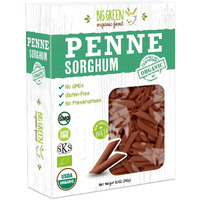 Big Green Organic Food- Organic Sorghum Penne, 8.8Oz, Gluten-Free, Non-Gmo, Vegan (1)