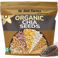 Be Still Farms Black Chia Seeds Organic (30 Oz) - Chia Seeds Non Gmo Certified Usa - Ideal To Ground Or Add To Smoothies, Pudding, Bars - High In Protein & Fiber Superfood | Vegan | Gluten Free
