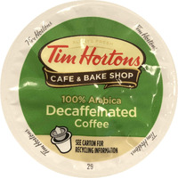 Tim Horton's Single Serve Coffee Cups, Decaffeinated, 72 Count - Packaging May Vary