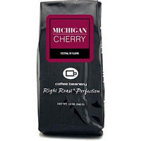 Michigan Cherry Decaf Coffee By Coffee Beanery | 12Oz Flavored Decaf Coffee Ground Medium Roast Coffee | 100% Specialty Arabica Coffee Ground | Gourmet Coffee | Flavored Ground Coffee Medium Roast