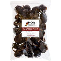 8Oz Cascabel Dried Whole Chile Peppers, Chili Seco Pods For Authentic Mexican Food, Heat-Sealed Resealable Bag By 1400S Spices
