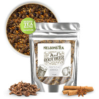 Nelson's Tea A&J's Root Beer - Organic Sarsaparilla Root Herbal Loose Leaf Tea - A Harmonious Blend Of Flavorful Ingredients Like Sarsaparilla, Burdock Root, Birch Bark, And More! (Sample)
