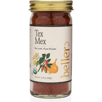 Beller Nutrition Tex Mex Organic Ancho Chili Powder Spice Blend Seasoning | 1.4 Oz | Mexican Seasoning With Ground Ancho Powder, Paprika, Cumin, Ceylon Cinamon & More | Use As Taco Seasoning & Rib Rub