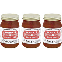 Mark's Lone Star Certified Good Stuff Salsa 16Oz Jar (Pack Of 3) (Choose Flavor Below) (Original - Hot)