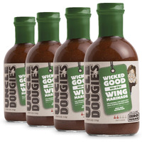 Uncle Dougie's Wicked Good No-Fry Wing Marinade - Pack Of 4
