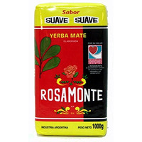 Rosamonte Yerba Mate Suave 1 Kilo 2 Pack