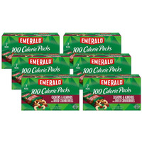 Emerald Nuts Cashews And Almonds With Dried Cranberries, 100 Calorie Packs, 4.83 Oz (Pack Of 6)