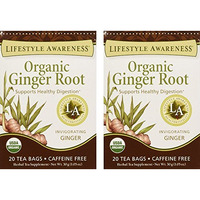 Lifestyle Awareness, Ginger Root Tea, Organic, 20 Count / 2 Pack