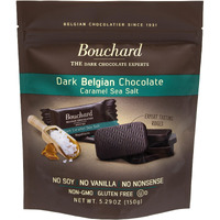 Bouchard Belgian Dark Chocolate With Caramel & Sea Salt (5.29 Oz / 150G)