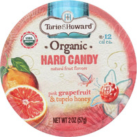 Torie & Howard Organic Hard Candy Pink Grapefruit & Tupelo Honey -- 2 Oz (Pack Of 2)