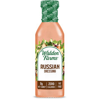 Walden Farms Russian Dressing 12 Oz Bottle - Fresh And Delicious, Sugar Free 0G Net Carbs Condiment, Kosher Certified, So Tasty On Salads, Sandwich, Burgers, Bread, Dipping Sauce And More