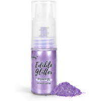 Lavender Purple Edible Glitter Spray, 5G Edible Glitter For Cocktails, Cobakey Luster Dust Edible For Cake Decorating, Drinks, Baking, Chocolate, Strawberrie