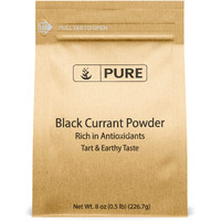 Pure Original Ingredients Black Currant Powder (8 Oz) Smoothies & Shakes, Naturally Delicious, Tart & Earthy Taste