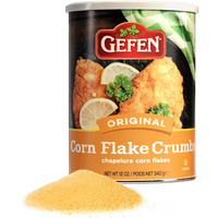 Gefen Corn Flake Crumbs, 12Oz (1 Pack) Naturally Gluten Free (Not Certified)