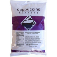 Cappuccino Supreme 2 Lb Bag White Chocolate Raspberry Instant Cappuccino Mix
