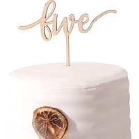 Wood Cake Toppers Two Year Sign - Birthday Cake Topper Decorations, Rustic Wood, Smash Cake Topper, Birthday Cake For Photo Booth Props, Cake Decorating Supplies, First Anniversary.