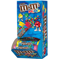 M&M's Milk Chocolate Minis Size Candy 1.08-Ounce Tube 24-Count