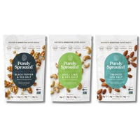 Purely Sprouted Nuts About Nuts, Non-Gmo Superfood For Healthy, Certified Usda Organic, Gluten-Free Snacking (4 Oz, 6 Pack)