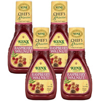 Ken's Steak House Chef's Reserve Raspberry Walnut, 9 Ounce (Pack Of 4)