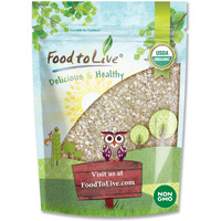 Food To Live Organic White Quinoa Flakes, 2 Pounds - Non-Gmo Pressed Quinoa Seeds, Vegan, Kosher, Bulk, High In Protein, Riboflavin, And Phosphorus. For Cooking, Baking, Oatmeal, Breakfast Cereals
