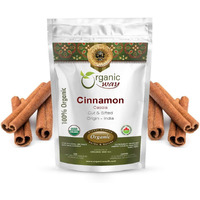 Organic Way Premium Cinnamon Cassia Sticks (Cinnamomum Cassia) - Adds Flavour & Aroma | Organic & Kosher Certified | Vegan | Raw, Non Gmo & Gluten Free | Usda Certified | Origin - India (1/4Lbs / 4Oz)