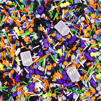 Halloween Sprinkles For Cake Decorations 4.2Oz, Halloween Sprinkles For Cupcake Topper, Ice Cream, Candy, Cookie Perfect For Halloween Christmas Dessert (Bat,Tombstone,Ghosts)