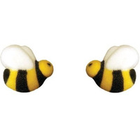 Bumble Bee Sugar Decorations Cookie Cupcake Cake 12 Count