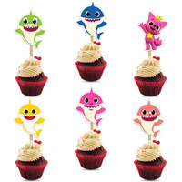 Seyal Bby Shark Cupcake Topper
