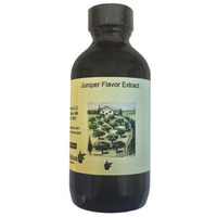 Olivenation Juniper Flavor Extract, Non-Alcoholic Classic Gin Flavoring For Beverages, Meat, Sauces,Baked Goods, Non-Gmo, Gluten Free, Kosher, Vegan - 8 Ounces