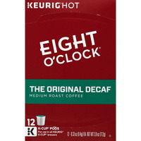 Eight O'Clock The Original Decaf Coffee, 12 Ct