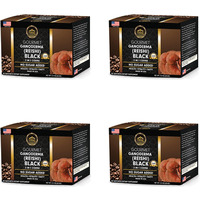 Eternal Gourmet Ganoderma (Reishi) Black Coffee 2 In1 Made In Usa Cafe Negro Con Ganoderma Eternal Pack Of 4