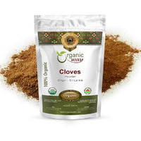 Organic Way Premium Cloves Powder (Syzygium Aromaticum) - Aromatic Spice | Organic & Kosher Certified | Raw, Vegan, Non Gmo & Gluten Free | Usda Certified | Origin - Sri Lanka (1 Pound (Pack Of 1))