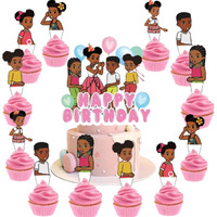 25Pack Gracies Corner Cake Toppers Cupcake Toppers,Gracies Birthday Party Decoration Cake Decorations For Gracies Party Supplies
