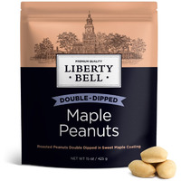 Liberty Bell Maple Nut Double Dipped Peanuts Candy, 15 Ounce Bag