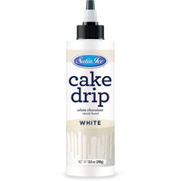 Satin Ice Cake Drip, White, 8.8 Ounce