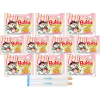 Samyang Buldak Hot Spicy Chicken Ramen Noodle Korean Stir-Fried Ramen, Cream Carbonara Flavor With Kf Goodies Branded Chopsticks
