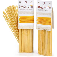 Gusta Spaghetti Noodles Pasta - Premium Italian Pasta From Italy - Durum Wheat Semolina Organic ""Al Dente"" Pasta - Non-Gmo & Gourmet Pasta - Family Owned Brand - 17.64Oz / 500G (2 Pack)