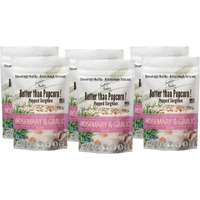 Nature Nates Popped Sorghum, Rosemary & Garlic - Organic, Keto & Gluten Free, Healthy Snacks, Better Than Popcorn, Made In Usa - 2 Ounce (Pack Of 6)