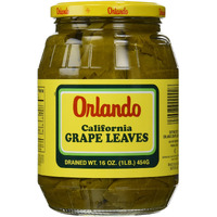 California Grape Leaves -Orlando 2Lb Jar, Dr.Wt. 16Oz