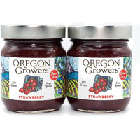 Oregon Growers Strawberry Fruit Spread - Organic Strawberry Jam, Organic Strawberries, Strawberry Jelly, Strawberry Spread, Fruit Jam, All Natural Ingredients - 12 Oz (Pack Of 2)