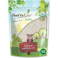 Food To Live Organic White Rye Flour, 5 Pounds - Non-Gmo, Unbleached, Light, Medium Protein, Vegan, Kosher, Finely Milled Berries, Great For Baking Cookies, Muffins, Bread, And Sourdough