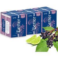 Better Than Booze Mocktail Non-Alcoholic Drinks | Alcohol Alternative Beverages, Ritual Zero Proof | Enjoy Your Drink Moment With Our Alcohol-Free Drinks | Elderberry G&T, 12 Pack