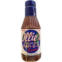 Ollies Original Worlds Best Bar-B-Q Sauce, 16 Ounce Bottle