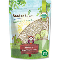 Food To Live Organic White Quinoa Flakes, 8 Ounces - Non-Gmo Pressed Quinoa Seeds, Vegan, Kosher, Bulk, High In Protein, Riboflavin, And Phosphorus. For Cooking, Baking, Oatmeal, Breakfast Cereals