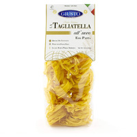 Giusto Sapore Classic Tagliatelle All'Uovo Italian Egg Pasta Nest - 340G - Premium Bronze Drawn Durum Wheat Semolina Gourmet Pasta Noodles - Imported From Italy And Family Owned (Tagliatella, 1 Pack)