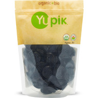Yupik Organic Black Licorice Rolls, 1.1 Lb, Non-Gmo, Helix Shaped, Natural Licorice Flavor, Chewy Candy, Fun Treat, Delicious Snack, Halloween Treats, Ideal For Gifting & Decorating